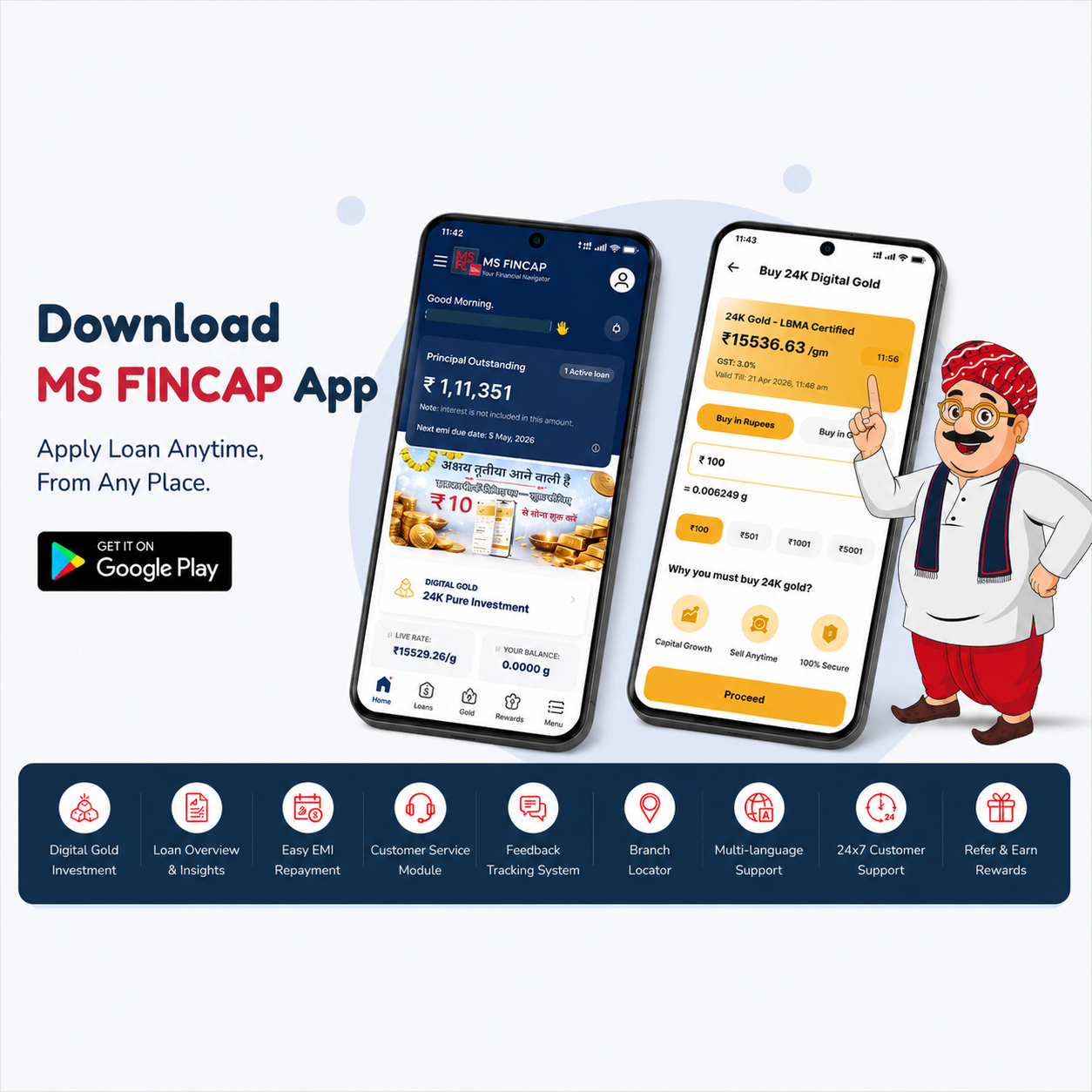 Playstore App Download - MS Fincap