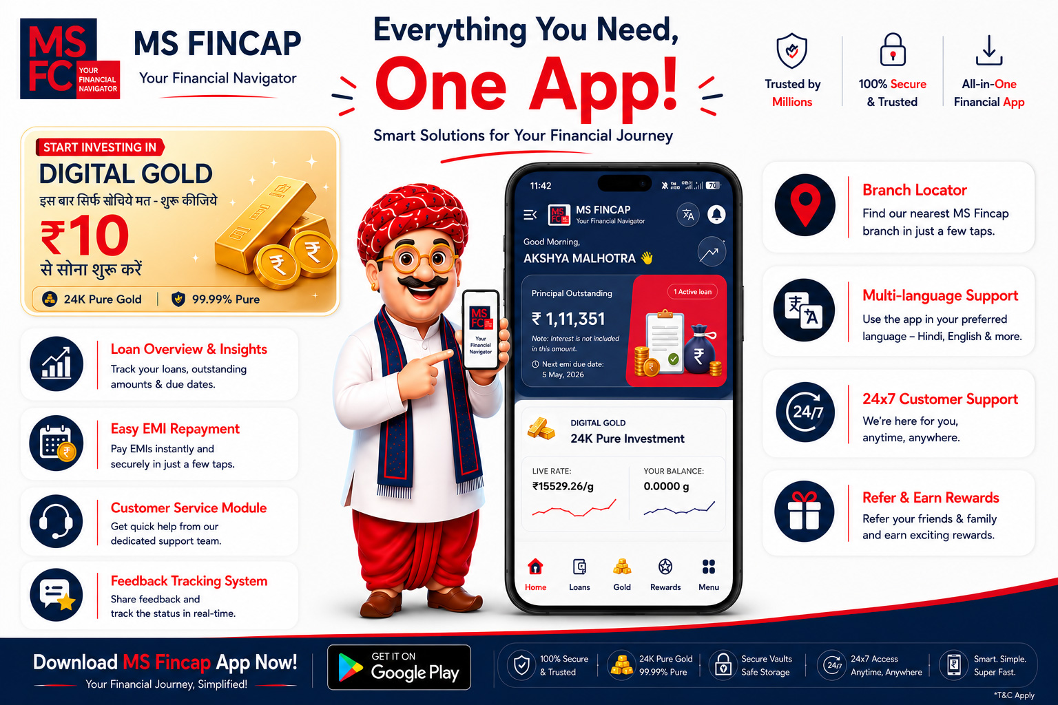 Playstore App Download - MS Fincap